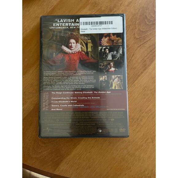 ELIZABETH THE GOLDEN AGE DVD MOVIE DISC WOMAN WARRIOR QUEEN 2007 NEW SEALED - Picture 2 of 2